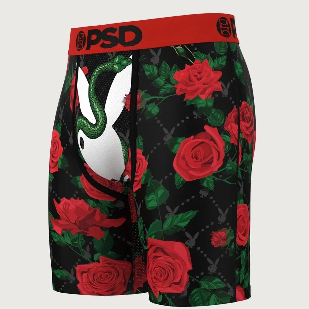 PSD men’s UNDERWEAR PLAYBOY SLITHER 7”BOXER BRIEFS